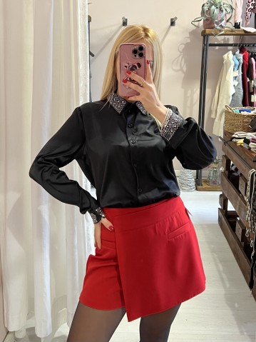 Camicia STRASS nera 2