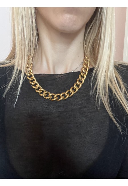 Collana girocollo a catena gold