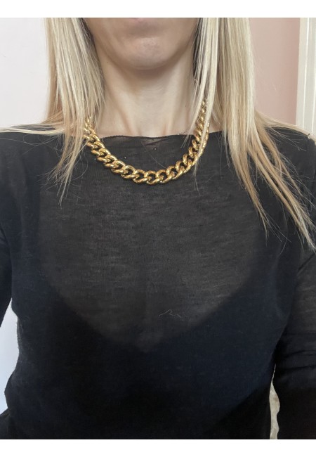 Collana girocollo a catena gold