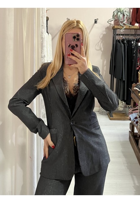 Giacca lurex nera