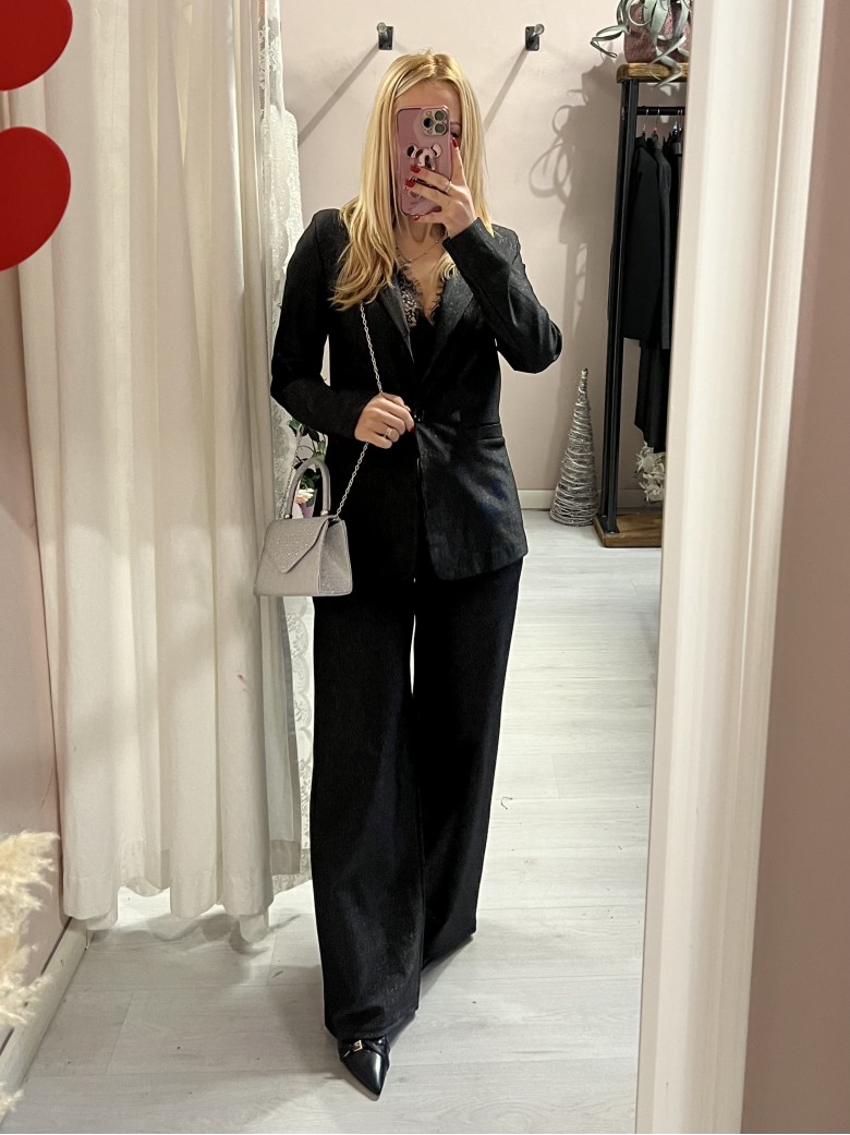 Giacca lurex nera