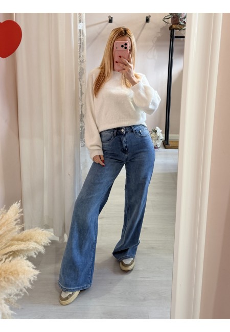 Jeans larghi palazzo