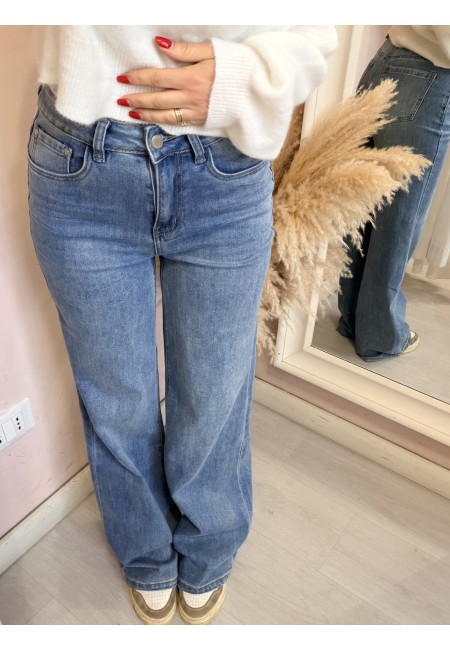 Jeans larghi palazzo
