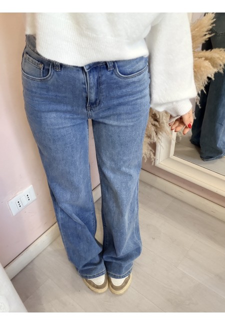 Jeans larghi palazzo