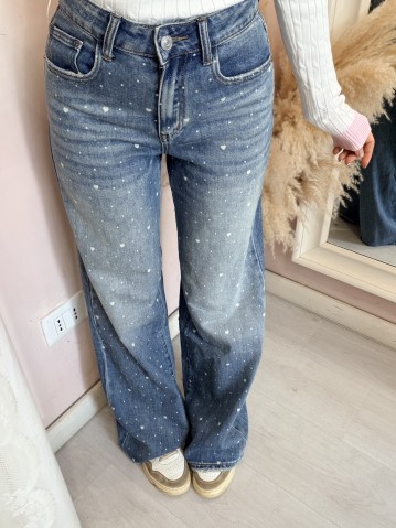 Jeans CUORICINI larghi