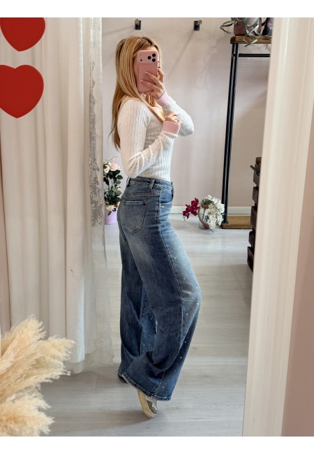 Jeans CUORICINI larghi