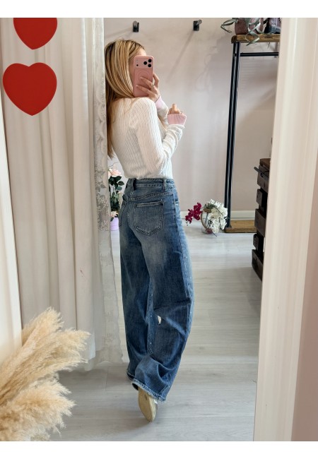 Jeans CUORICINI larghi