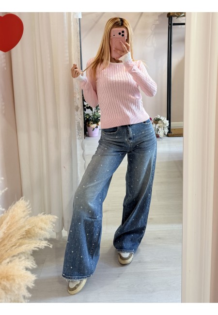 Jeans CUORICINI larghi