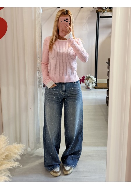 Jeans CUORICINI larghi