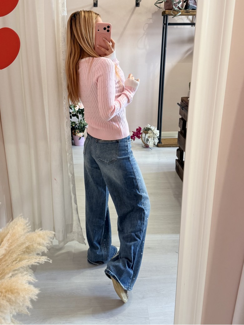 Jeans CUORICINI larghi