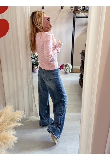 Jeans CUORICINI larghi