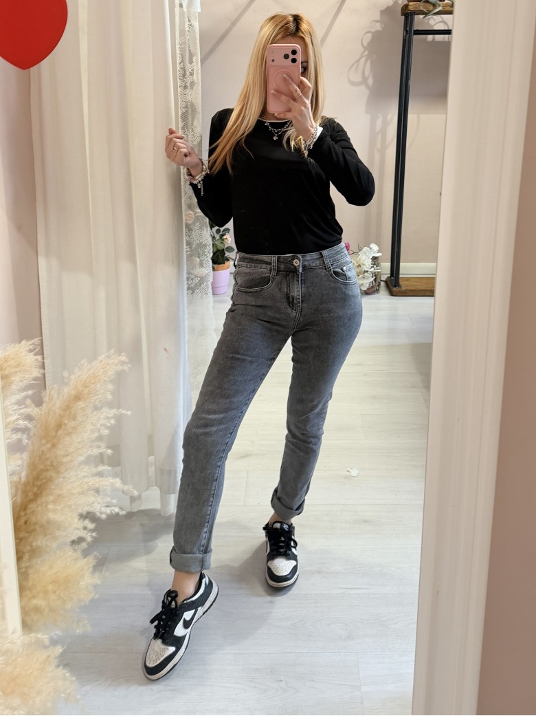 Jeans grigi PUSH UP morbidi