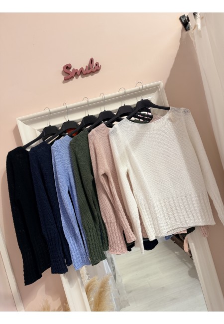 Maglioncino morbido LAURA azzurro