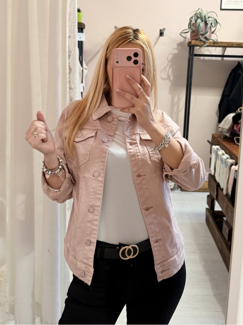 Giubbotto di jeans ROSA