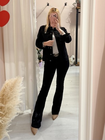 Giubbotto di jeans NERO 2