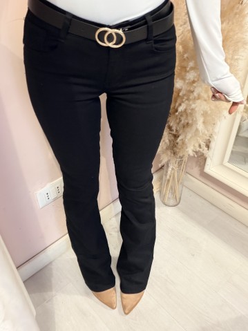 Jeans NERI a ZAMPA push up