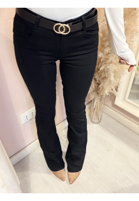 Jeans NERI a ZAMPA push up