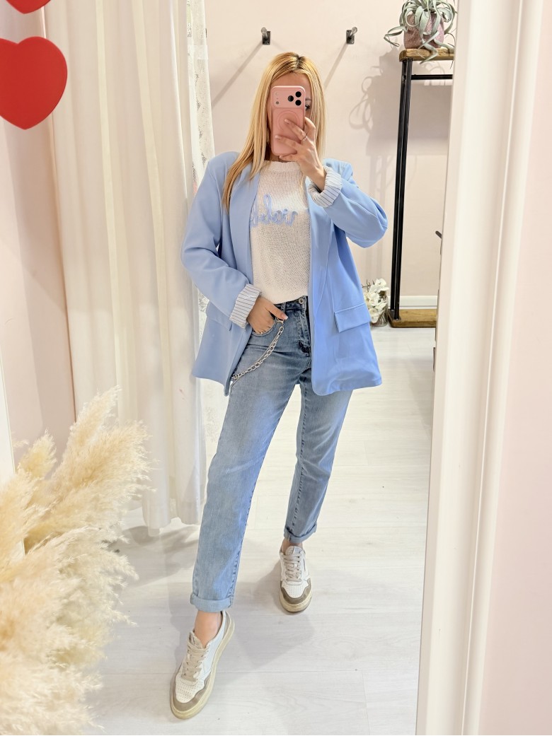 Jeans con catena MOMFIT morbidi