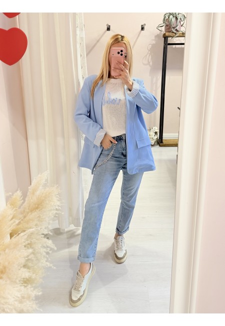 Jeans con catena MOMFIT morbidi