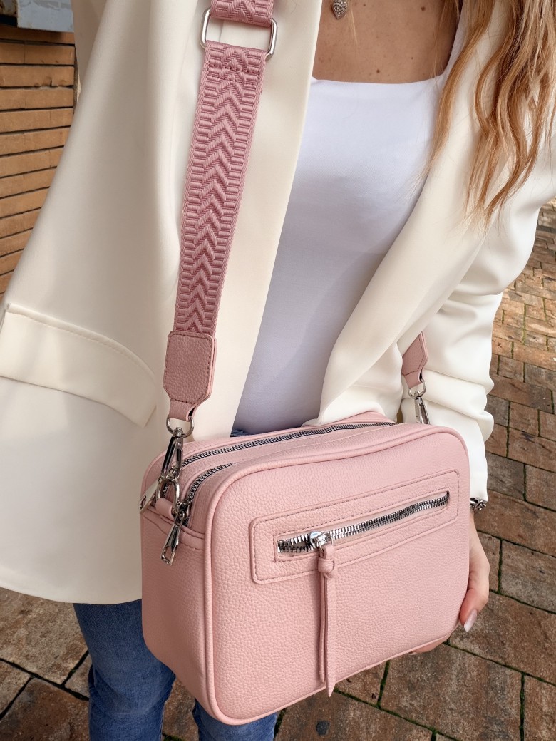 Borsa CELINA con tracolla ROSA