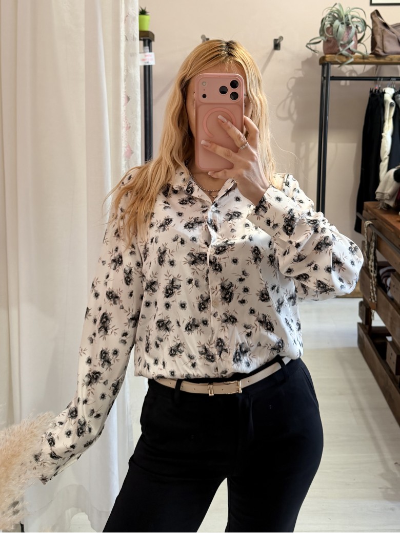 Camicia FIORELLINI neri