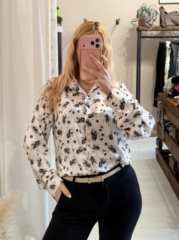 Camicia FIORELLINI neri