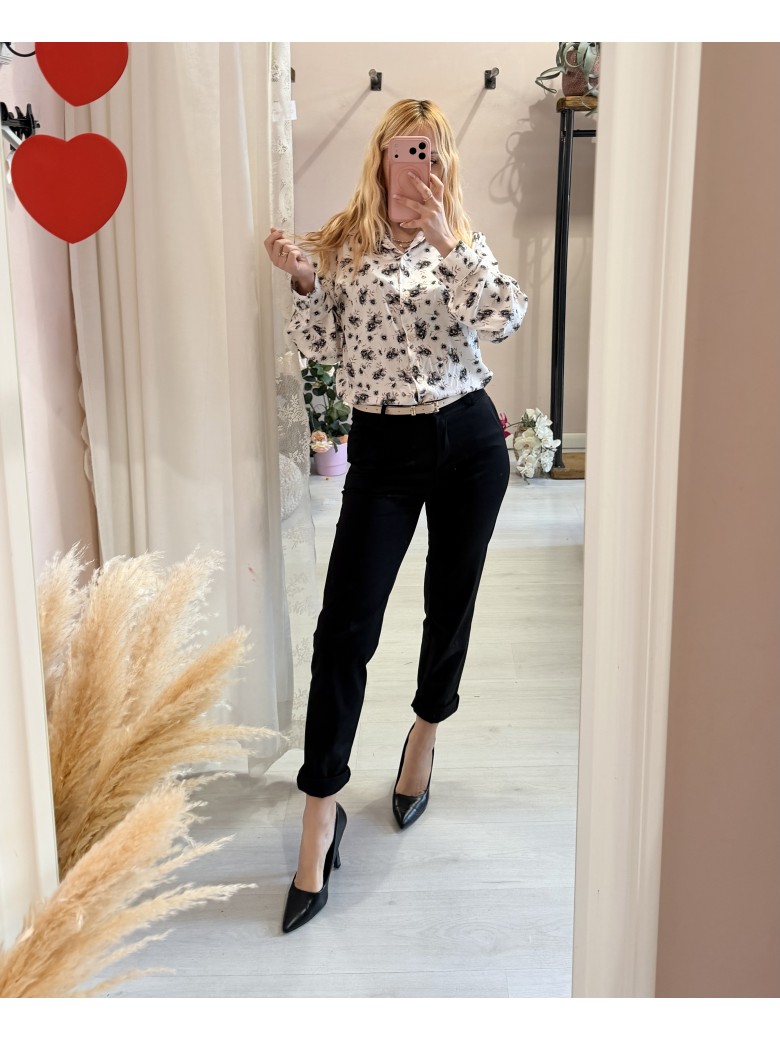 Camicia FIORELLINI neri