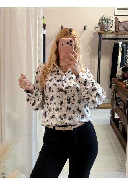 Camicia FIORELLINI neri