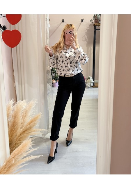 Pantaloni a sigaretta neri