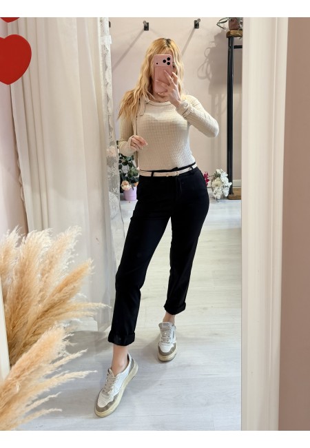 Pantaloni a sigaretta neri