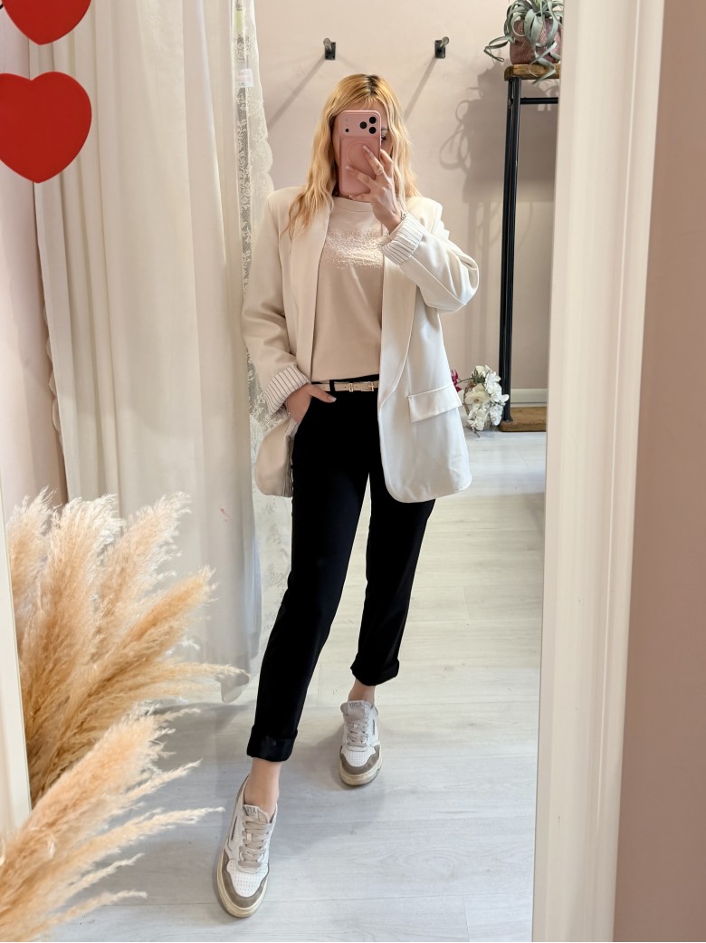 Pantaloni a sigaretta neri