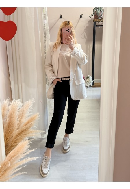 Pantaloni a sigaretta neri