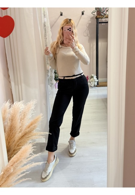 Pantaloni a sigaretta neri