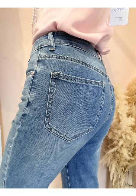 Jeans STRASS momfit morbidi
