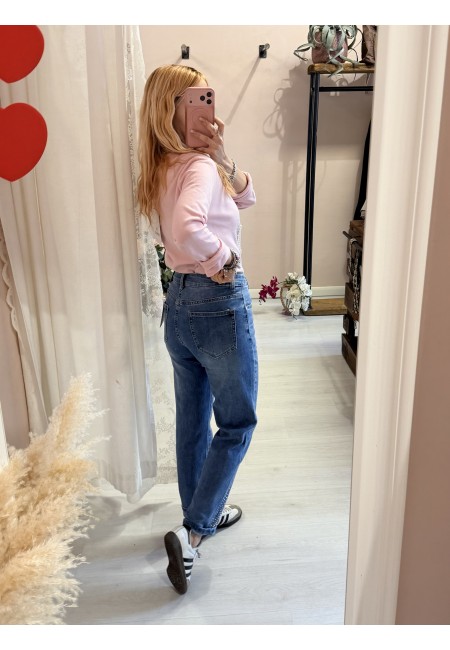 Jeans STRASS momfit morbidi