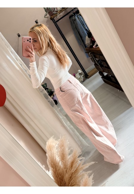 Pantaloni jeans larghi ROSA