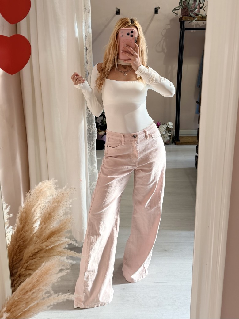 Pantaloni jeans larghi ROSA