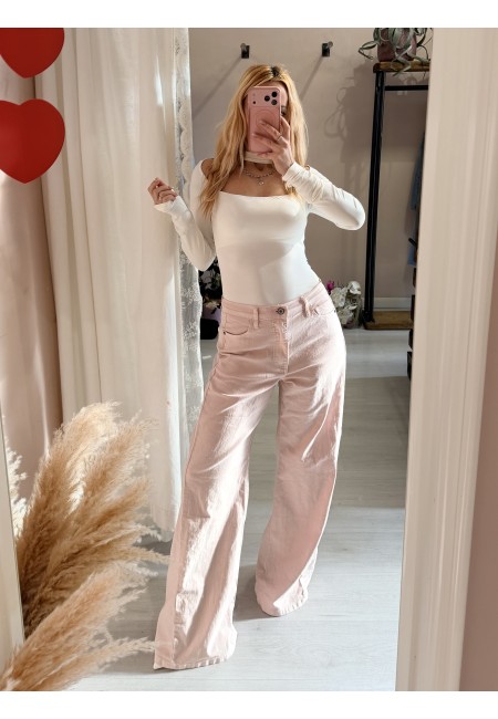 Pantaloni jeans larghi ROSA