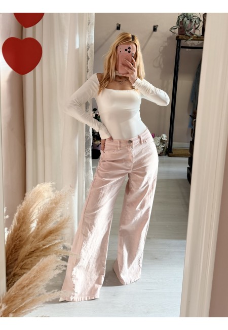 Pantaloni jeans larghi ROSA