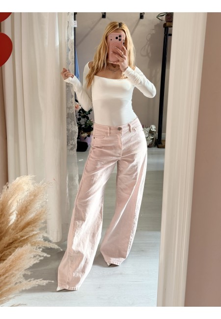 Pantaloni jeans larghi ROSA