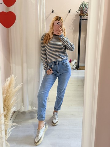 Maglia a righe nera 2