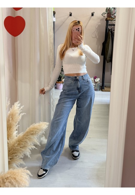 Jeans barrel morbidi