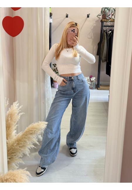 Jeans barrel morbidi