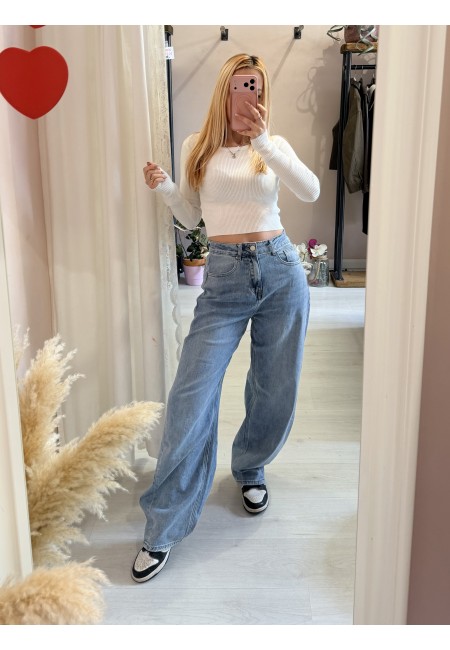 Jeans barrel morbidi