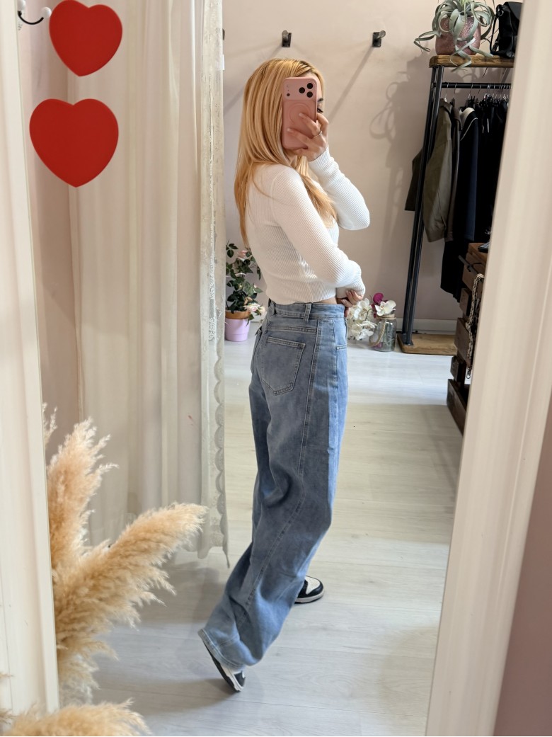 Jeans barrel morbidi