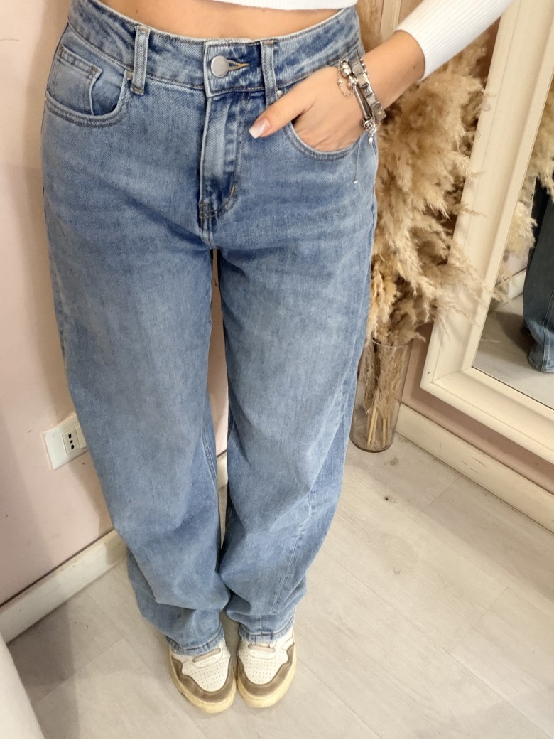 Jeans barrel morbidi