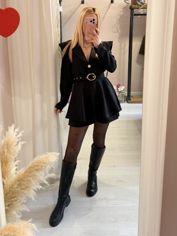 Tutina vestito SANVALE nera 2