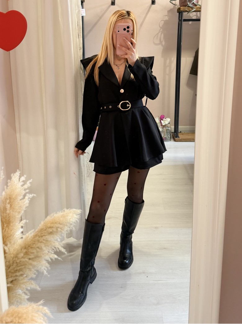 Tutina vestito SANVALE nera