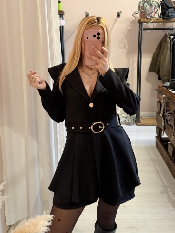 Tutina vestito SANVALE nera