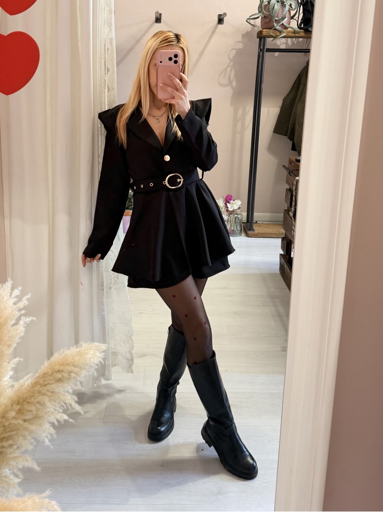 Tutina vestito SANVALE nera